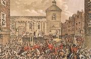 Thomas Pakenham Thomas Street,Dubli the Scene of Rober Emmet-s execution in 1803 Sweden oil painting reproduction